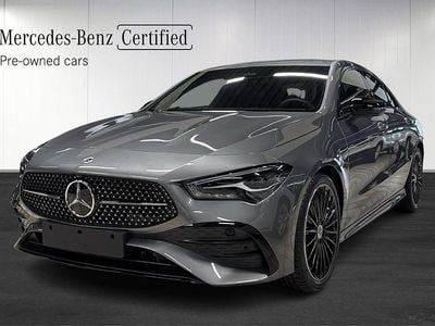 Begagnad Mercedes CLA200 AMG line 163 HK (119 kW) 2025 Grå Sportkupé