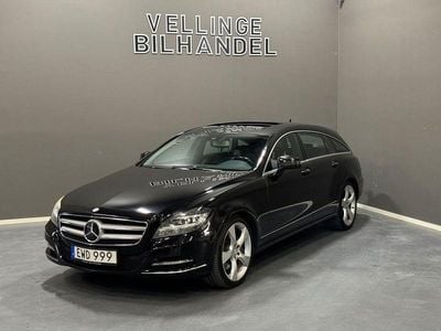 Svart Begagnad 2014 Mercedes CLS350 Shooting Brake Kombi | 159 900 kr
