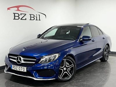 begagnad Mercedes C220 d AMG Eu6 170hk/ Pano/ Skinnstolar