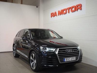 Svart Begagnad 2015 Audi Q7 S-Line SUV | 339 900 kr (Marknadspris)
