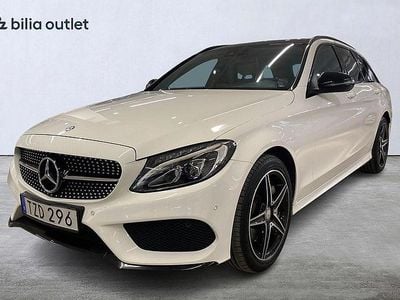 Vit Begagnad 2016 Mercedes C400 AMG line Kombi | 309 900 kr