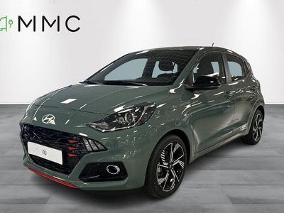 Begagnad Hyundai i10 N Line 90 HK (66 kW) 2024 Mangrove green Halvkombi