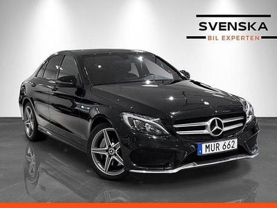 Svart Begagnad 2015 Mercedes C250 AMG line Sedan | 209 900 kr (Marknadspris)