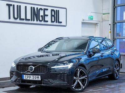 Begagnad Volvo V60 R-Design 253 HK (186 kW) 2022 Svart Kombi