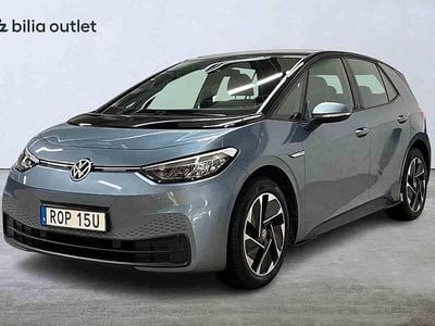 Begagnad VW ID.3 Pro Performance 150 kW (204 HK) 2021 Blå Halvkombi