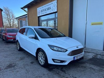 Begagnad Ford Focus 120 HK (88 kW) 2016 Vit Kombi