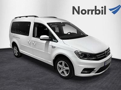 Vit Begagnad 2016 VW Caddy Maxi Life Comfortline Minibuss | 229 000 kr (Lite dyr)