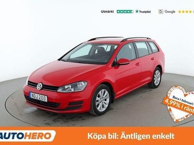 Begagnad VW Golf VII 112 HK (82 kW) 2016 Röd Kombi