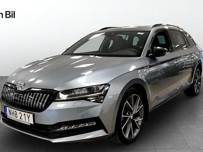 Business grey metallic Begagnad 2021 Skoda Superb SportLine Kombi | 299 900 kr (Marknadspris)