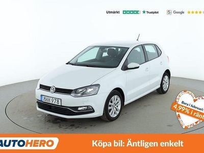 Vit Begagnad 2016 VW Polo Halvkombi | 139 000 kr (Lite dyr)