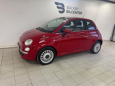 Röd Begagnad 2010 Fiat 500 Lounge Halvkombi | 59 900 kr (Marknadspris)