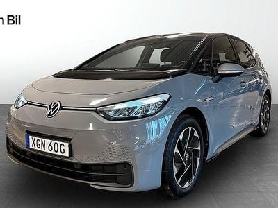 Begagnad VW ID.3 Pro Performance 150 kW (204 HK) 2020 Grå Halvkombi