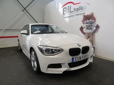 Begagnad BMW 120 M Sport 184 HK (135 kW) 2015 Vit Halvkombi
