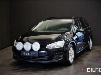 Svart Begagnad 2014 VW Golf VII Kombi | 89 900 kr (Marknadspris)