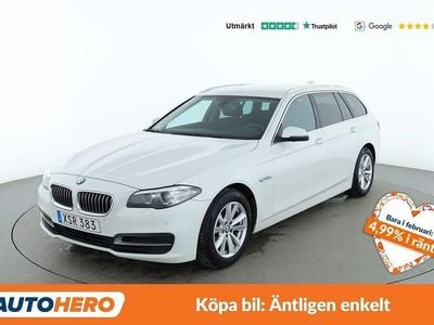 Vit Begagnad 2015 BMW 520 Comfort Edition Kombi | 163 000 kr (Marknadspris)