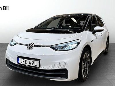 Glacier white metallic bl Begagnad 2021 VW ID.3 Pro Performance Halvkombi | 249 900 kr (Marknadspris)