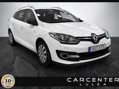 Begagnad Renault Mégane GrandTour LIMITED 110 HK (80 kW) 2016 Vit Kombi