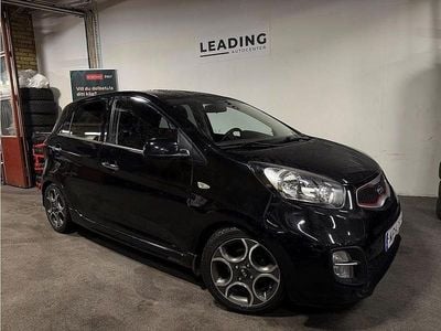 Svart Begagnad 2015 Kia Picanto Sport Halvkombi | 59 900 kr (Marknadspris)