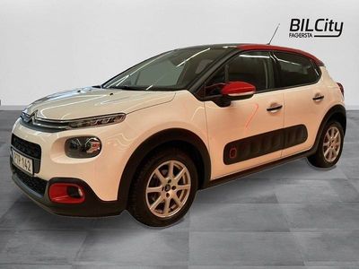 Begagnad Citroën C3 PureTech 82 HK (60 kW) 2016 Vit Halvkombi