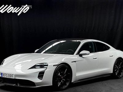 Begagnad Porsche Taycan GTS 380 kW (517 HK) 2023 Vit (carrara white metallic) Sedan