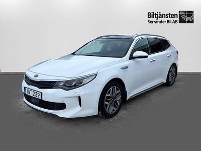 Begagnad Kia Optima Hybrid Sport 2018 Vit Sedan