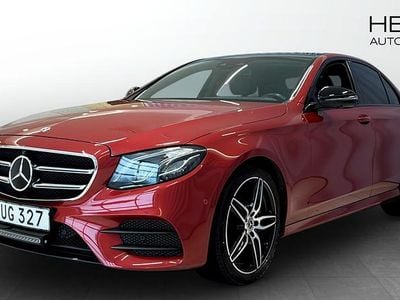 Röd Begagnad 2019 Mercedes E220 AMG Sedan | 369 900 kr (Marknadspris)