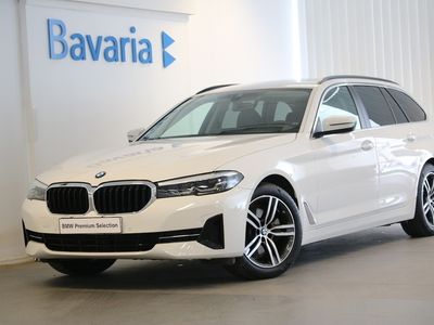 begagnad BMW 520 d xDrive Touring Dragkrok Värmare HiFi Sportstolar