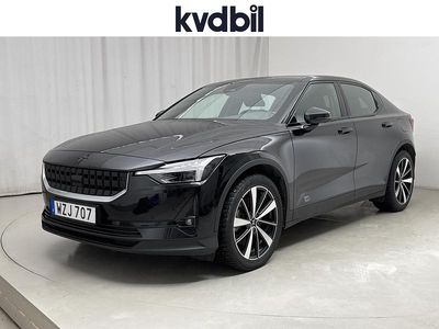 Svart Begagnad 2021 Polestar 2 Long Range Dual motor Halvkombi | 259 000 kr (Marknadspris)