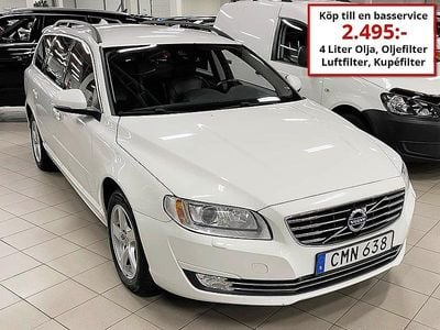 Vit Begagnad 2014 Volvo V70 Momentum Kombi | 169 000 kr (Lite dyr)