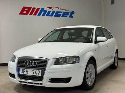 Vit Begagnad 2007 Audi A3 Sportback Attraction Halvkombi | 42 000 kr (Marknadspris)