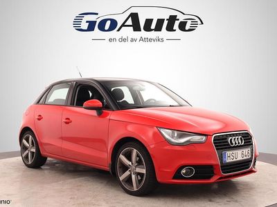 Begagnad Audi A1 Sportback Proline 86 HK (63 kW) 2013 Röd Halvkombi