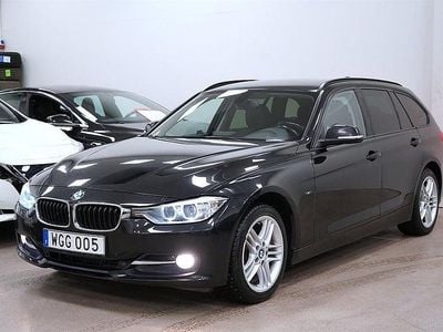 Begagnad BMW 320 Sport Line 184 HK (135 kW) 2014 Svartmetallic Kombi