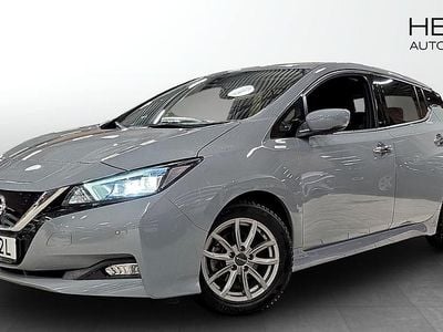 Grå Begagnad 2021 Nissan Leaf N-Connecta Halvkombi | 164 900 kr (Bra pris)