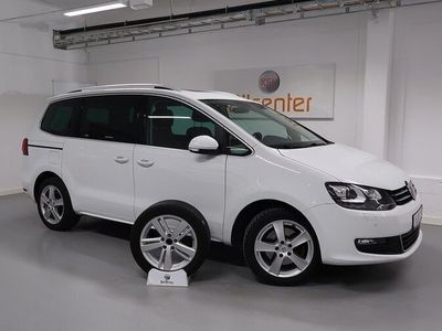 begagnad VW Sharan *JANUARIREA* 2.0 TDI 7-sits V-Däck ingår Drag-Värmare-Pano-Kamer