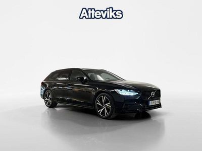 Svart Begagnad 2021 Volvo V90 R-Design Kombi | 355 000 kr (Marknadspris)