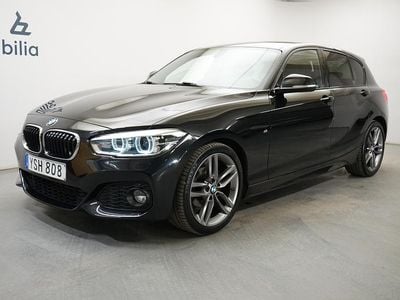 Svart Begagnad 2017 BMW 118 M Sport Halvkombi | 179 900 kr (Marknadspris)