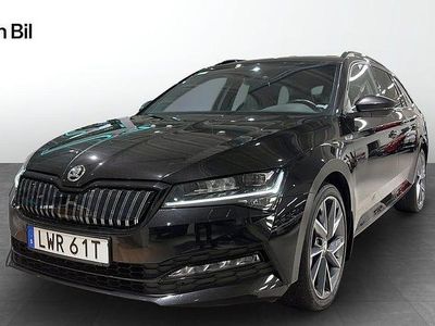 Begagnad Skoda Superb 156 HK (114 kW) 2020 Svart Kombi
