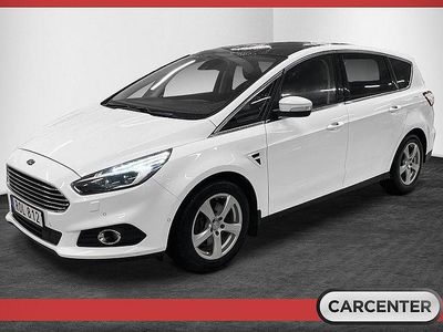 Vit Begagnad 2015 Ford S-MAX Business Edition Minibuss | 149 500 kr (Bra pris)