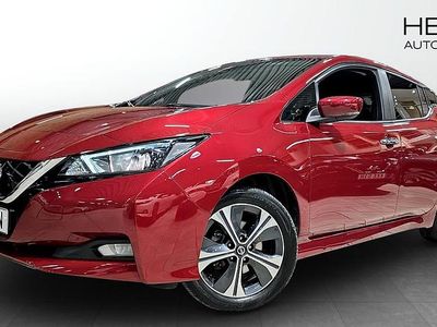 Svart Begagnad 2021 Nissan Leaf Acenta Halvkombi | 189 900 kr (Marknadspris)