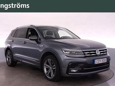 Begagnad VW Tiguan Allspace R-line 200 HK (147 kW) 2021 Mörkgrå SUV