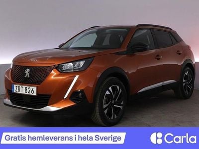 Begagnad Peugeot e-2008 Allure 100 kW (136 HK) 2022 Orange SUV