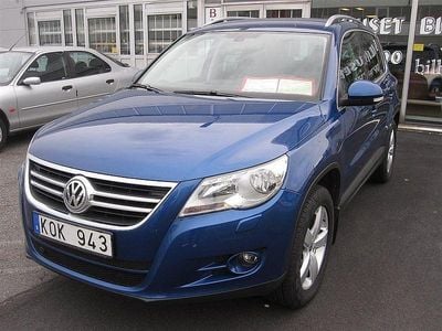 Blå Begagnad 2009 VW Tiguan Sportline SUV | 139 500 kr (Dyr)