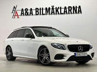 Begagnad Mercedes E220 AMG line 194 HK (142 kW) 2018 Vit Kombi