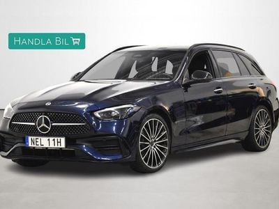 Begagnad Mercedes C220 AMG line 200 HK (147 kW) 2022 Mörkblå Kombi