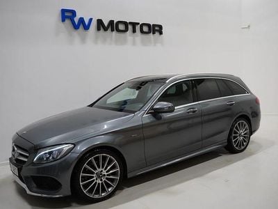 Grå Begagnad 2017 Mercedes C220 AMG Kombi | 264 800 kr (Marknadspris)