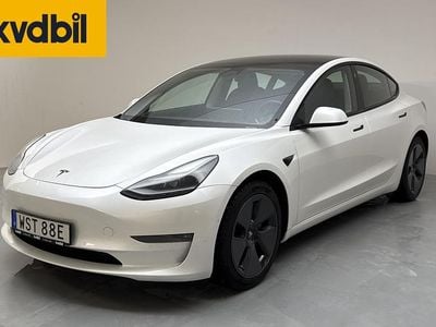 Begagnad Tesla Model 3 Long Range AWD 366 kW (498 HK) 2021 Vit Sedan