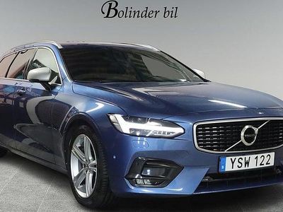 Blå Begagnad 2017 Volvo V90 R-Design Kombi | 258 900 kr (Dyr)