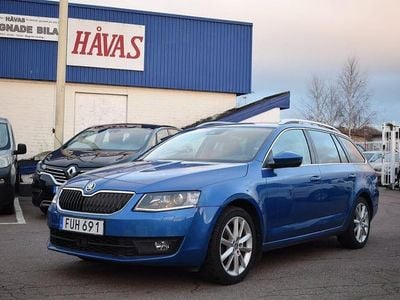 Begagnad Skoda Octavia Elegance 150 HK (110 kW) 2015 Blå Kombi