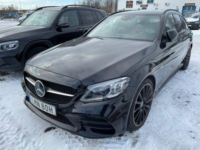 Begagnad Mercedes C220 AMG 194 HK (142 kW) 2021 Obsidiansvart metallic Kombi