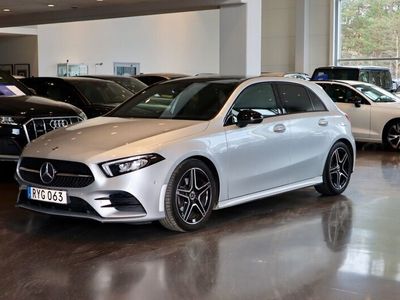 begagnad Mercedes A180 A180 Benzd 7G-DCT AMG Night Panorama Facelift 2018, Halvkombi